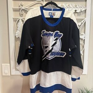 STARTER Blue and Black Hockey Jersey